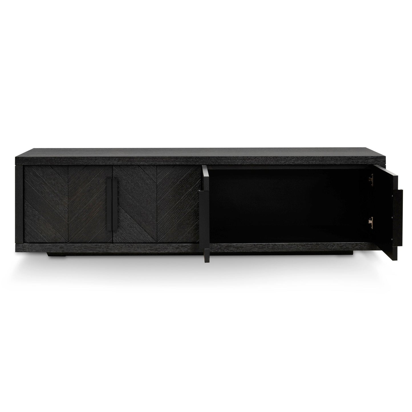 1.8m Entertainment TV Unit - Textured Espresso Black