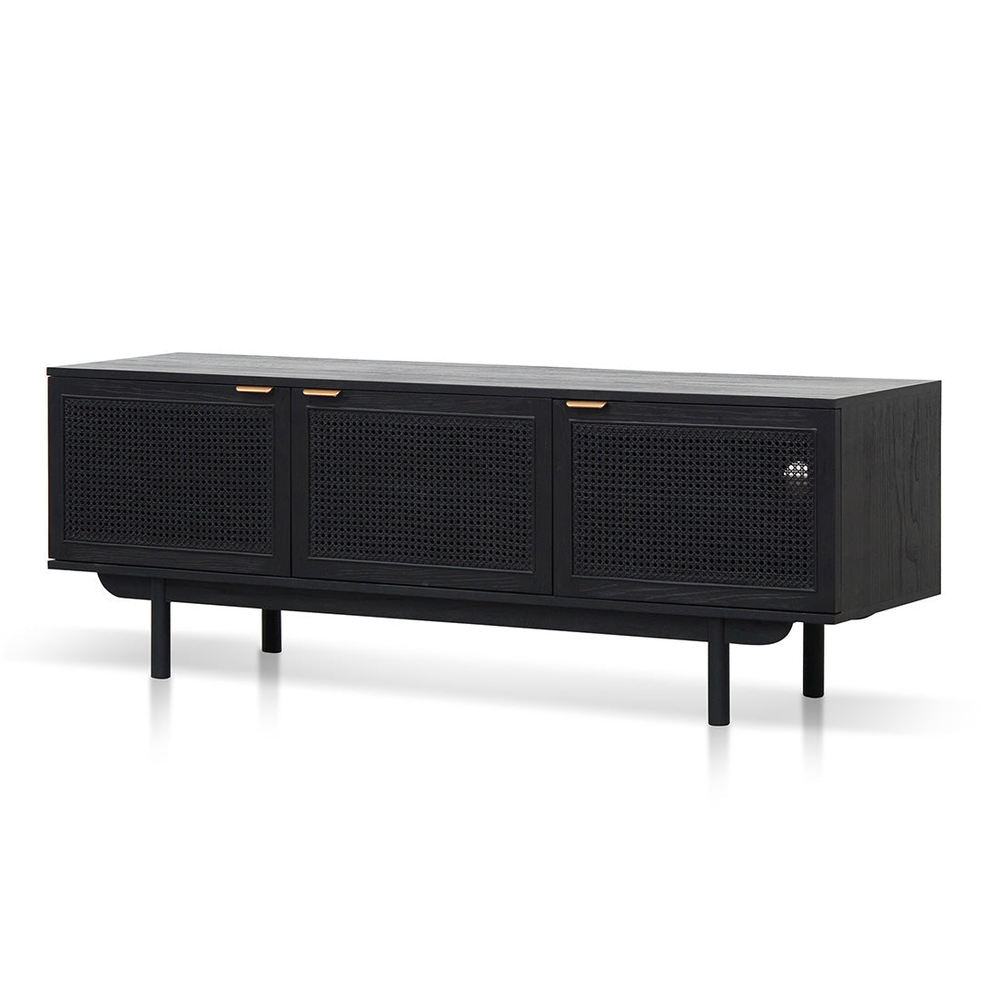 1.7m ELM TV Entertainment Unit - Full Black