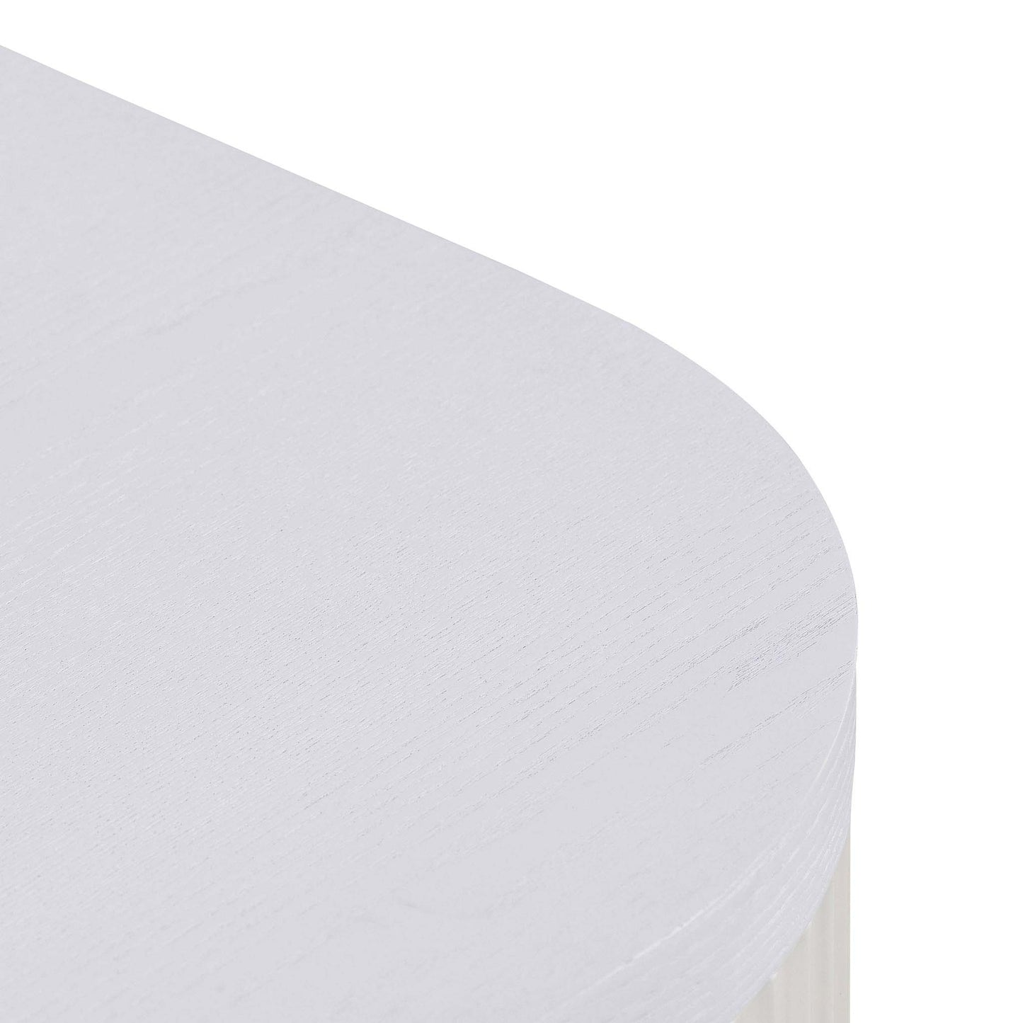 2m Veneer Top Entertainment TV Unit - Two Tone White