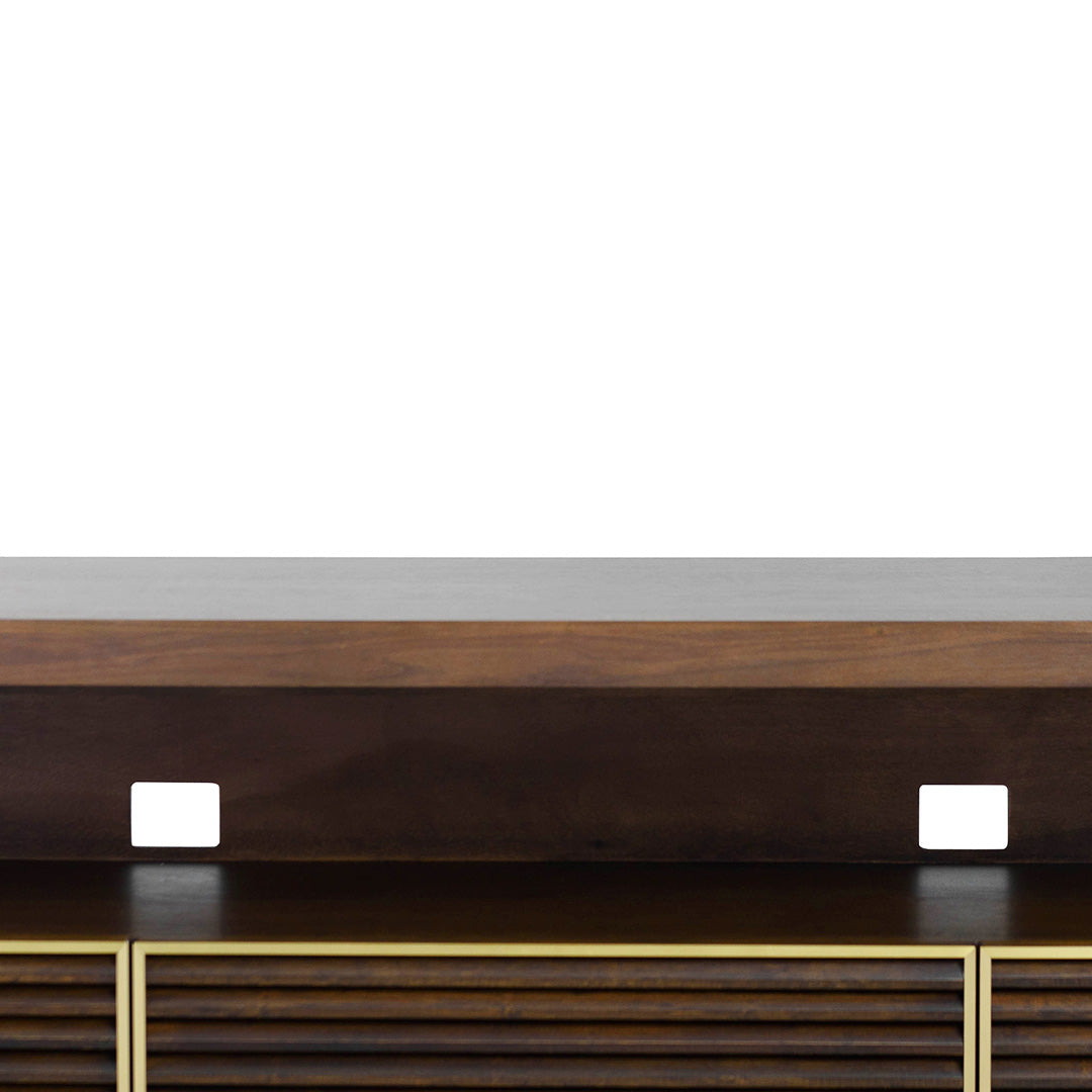 2m TV Entertainment Unit - Walnut