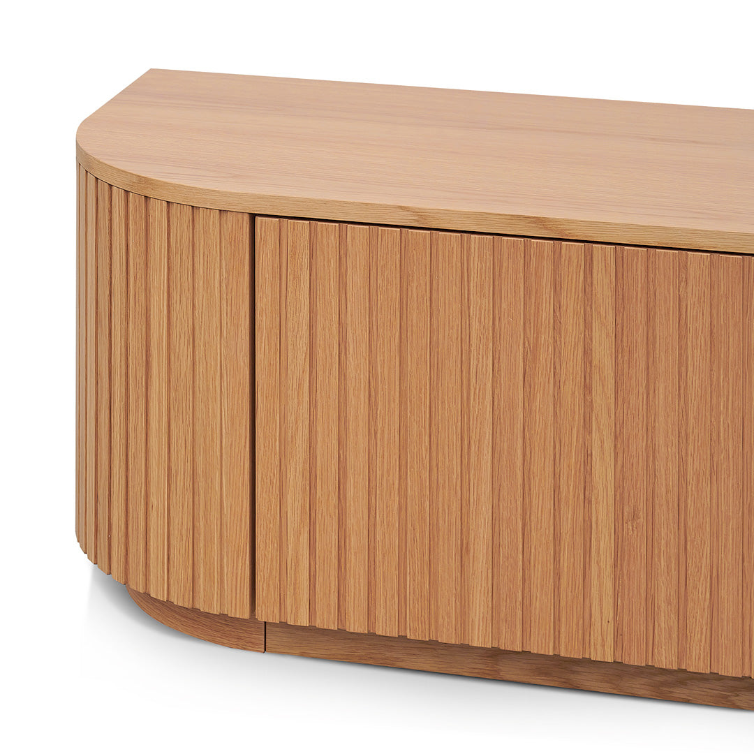 2.4m TV Entertainment Unit - Natural Oak