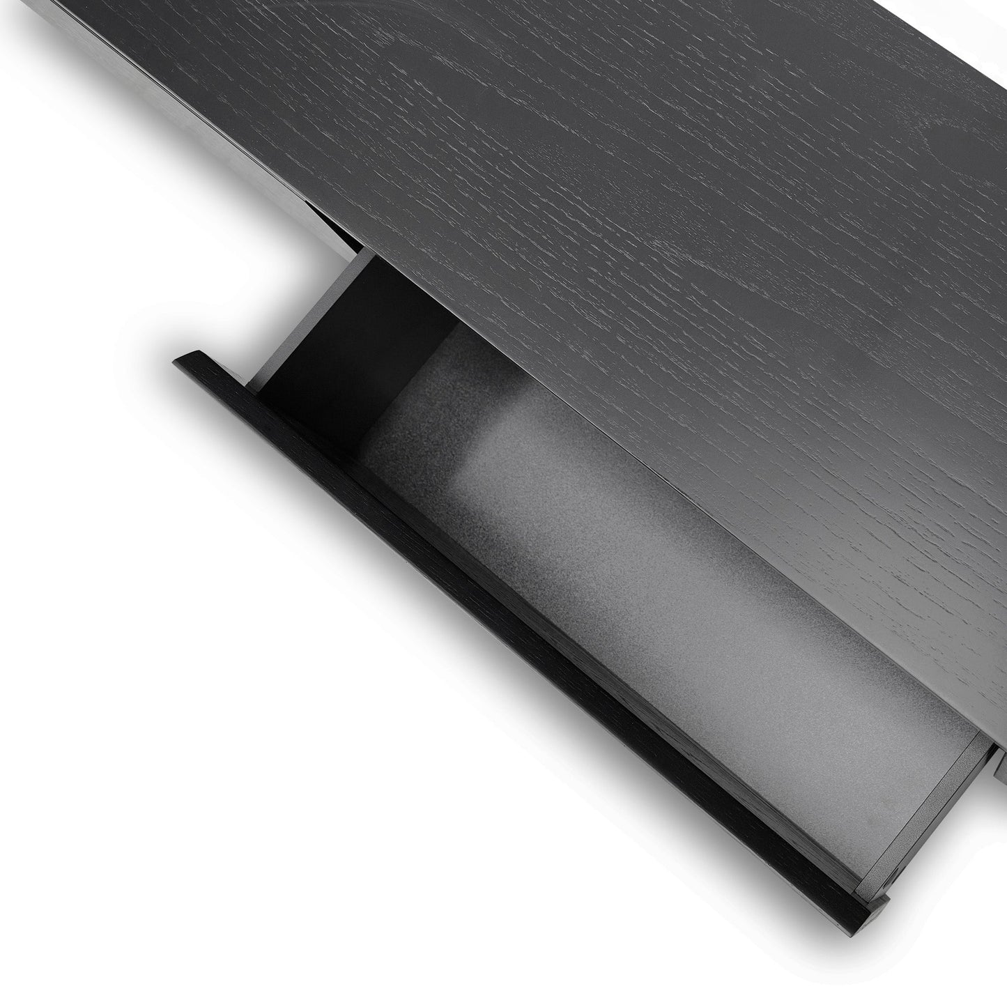 Expandable TV Entertainment Unit - Full Black Oak