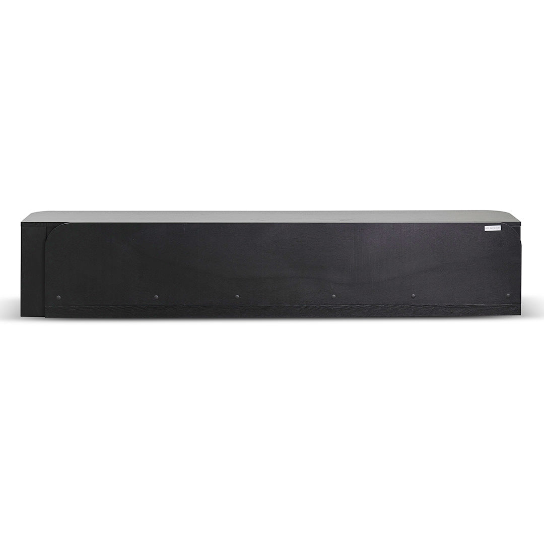 Expandable TV Entertainment Unit - Full Black Oak