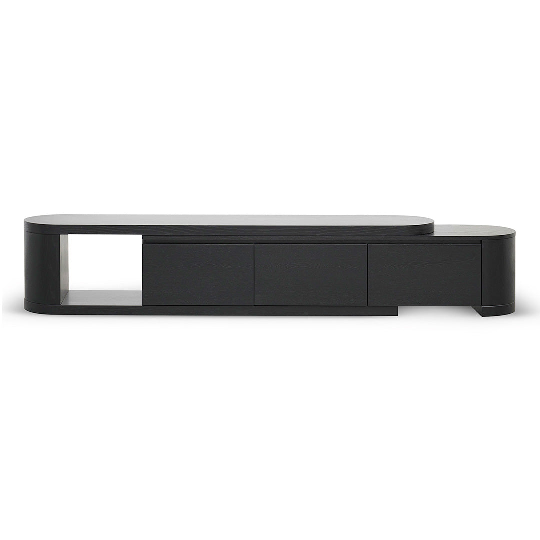 Extendable TV Entertainment Unit Full - Black Oak