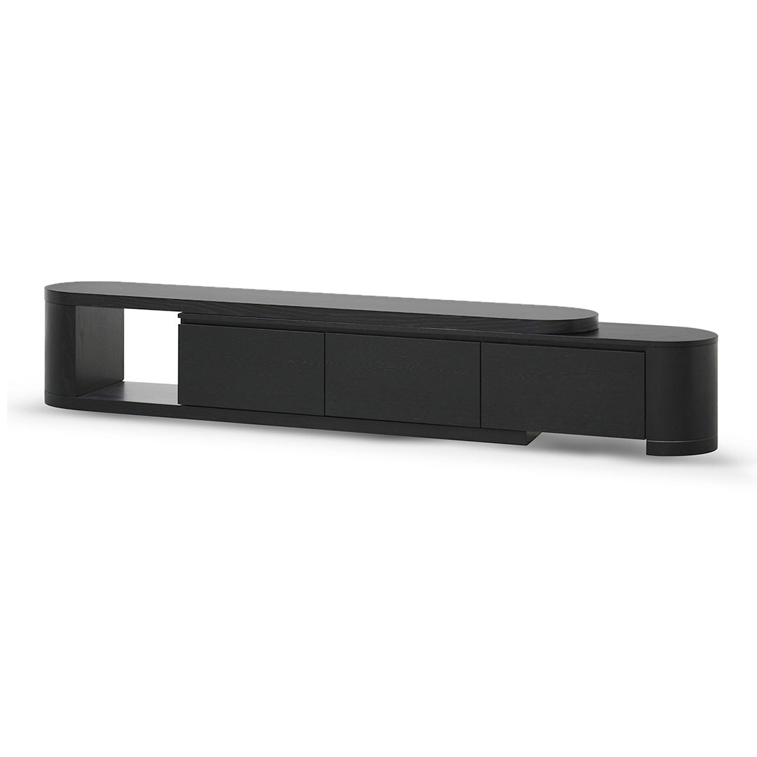 Extendable TV Entertainment Unit Full - Black Oak