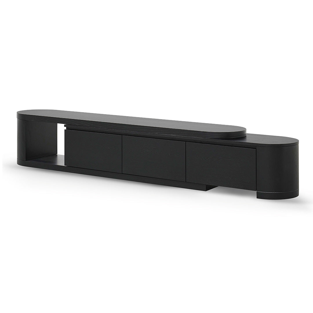 Extendable TV Entertainment Unit Full - Black Oak