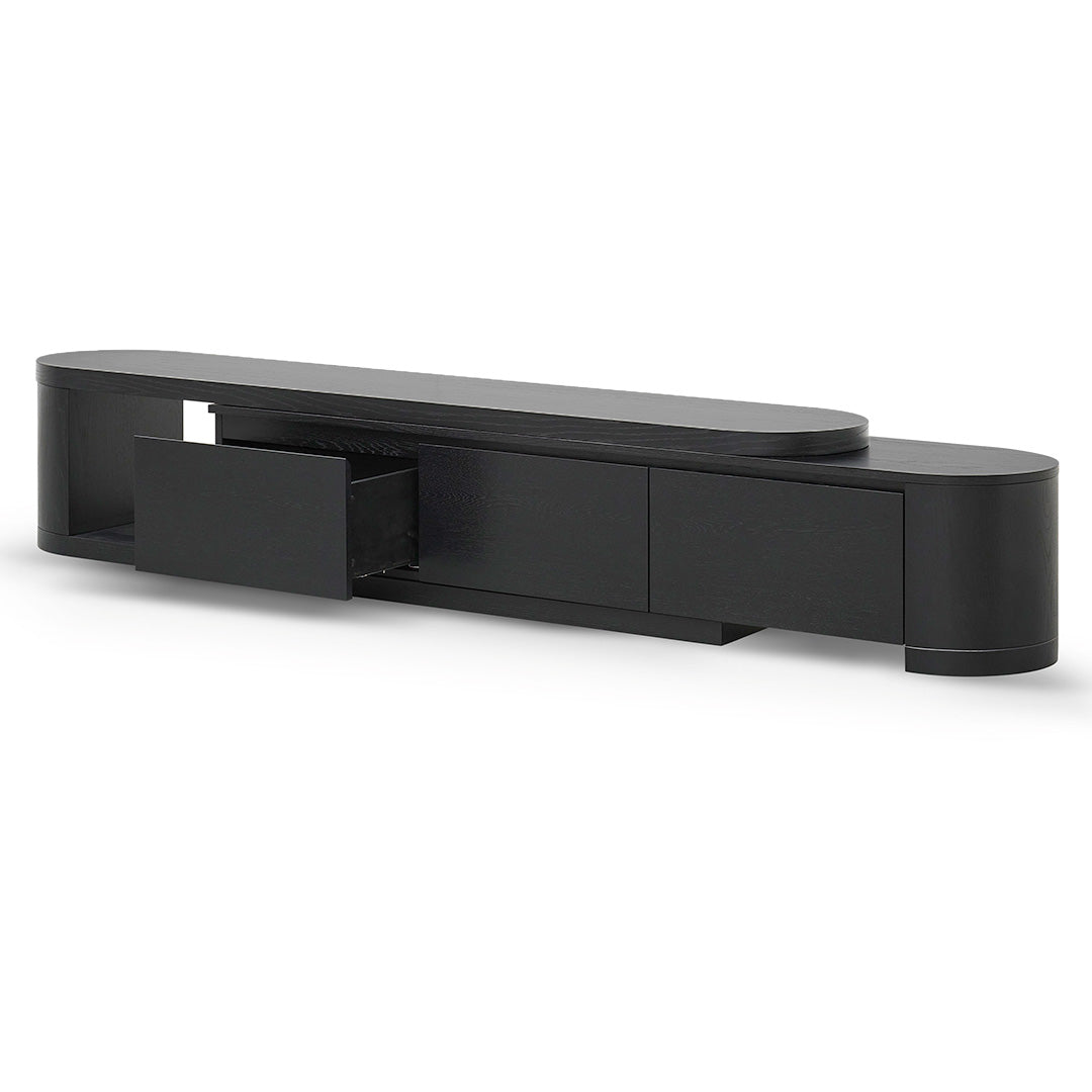Extendable TV Entertainment Unit Full - Black Oak