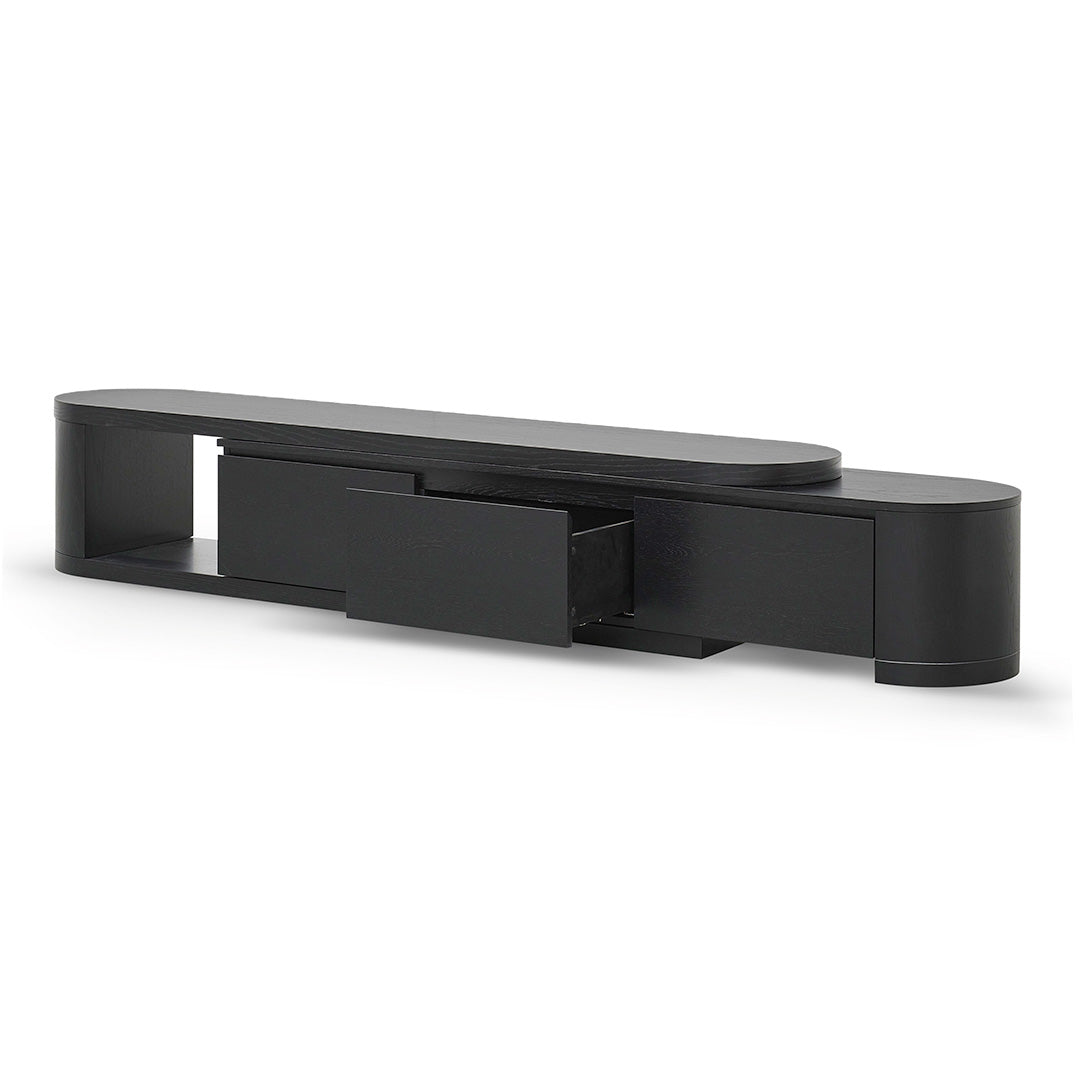 Extendable TV Entertainment Unit Full - Black Oak