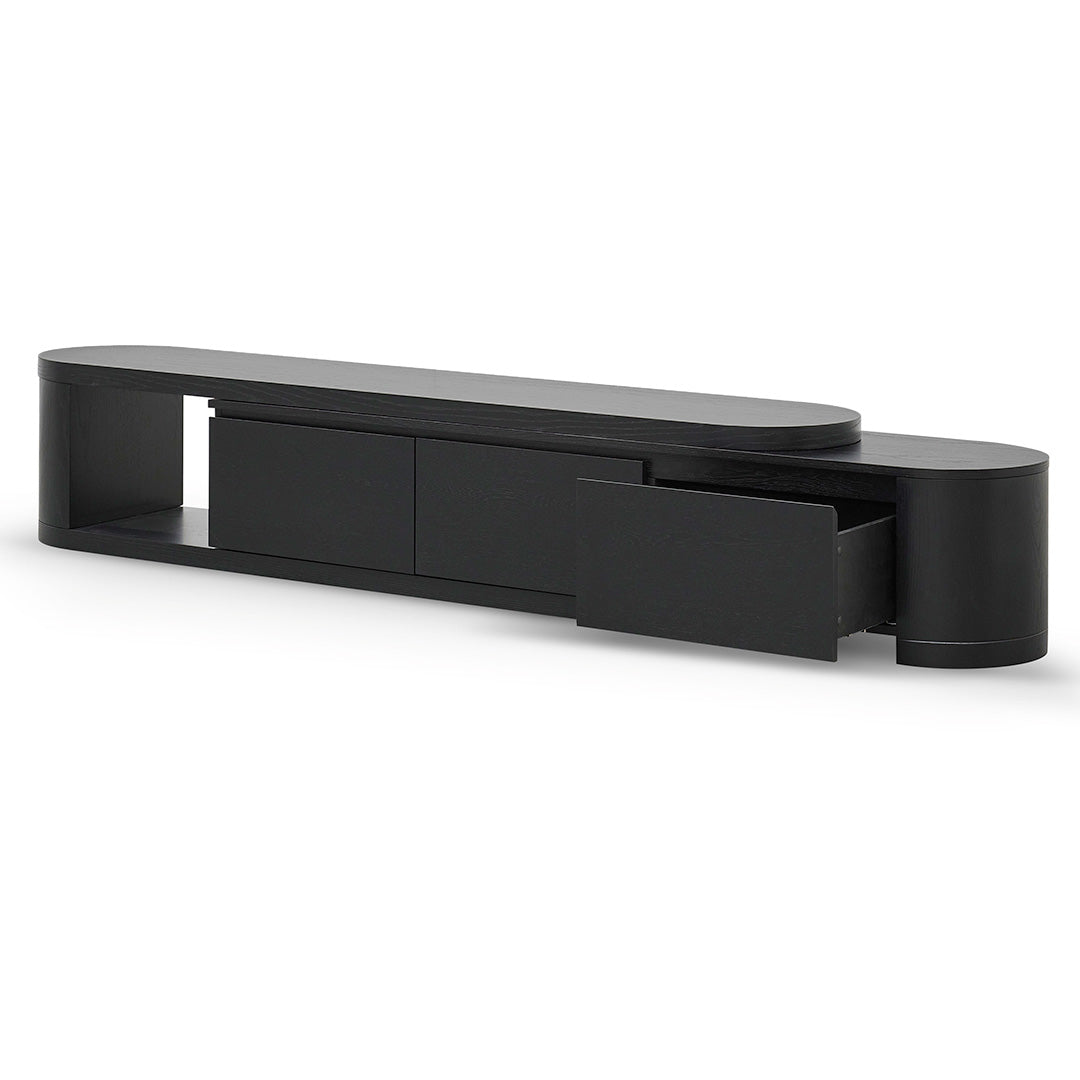 Extendable TV Entertainment Unit Full - Black Oak