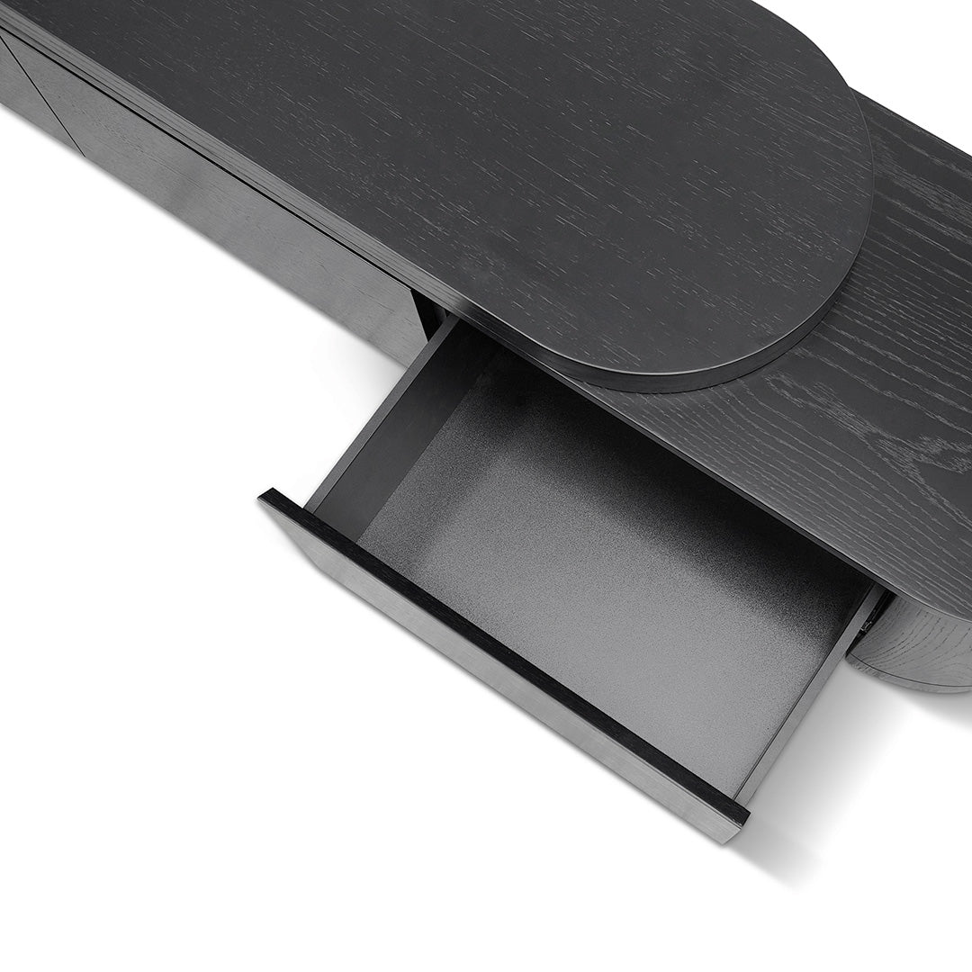 Extendable TV Entertainment Unit Full - Black Oak