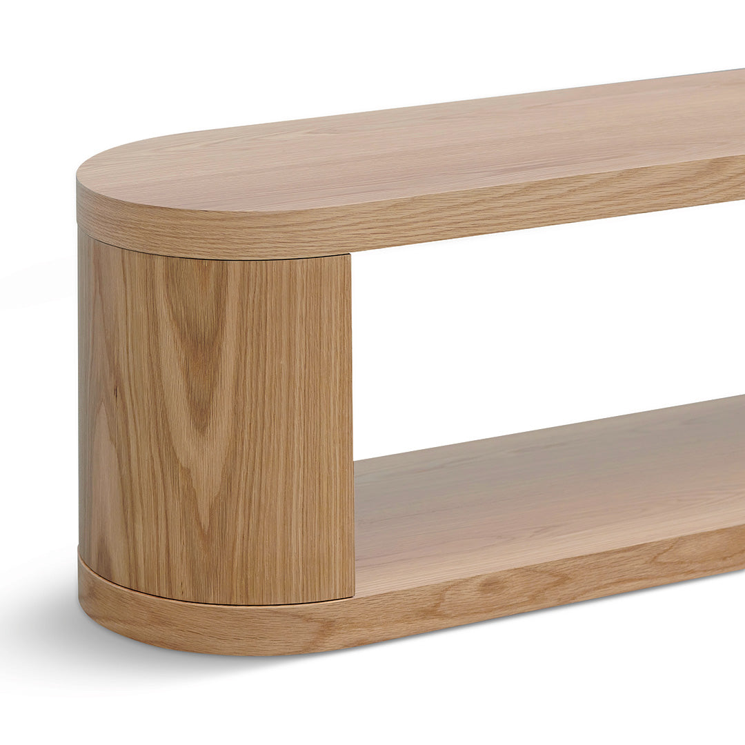 Extendable TV Entertainment Unit - Natural Oak