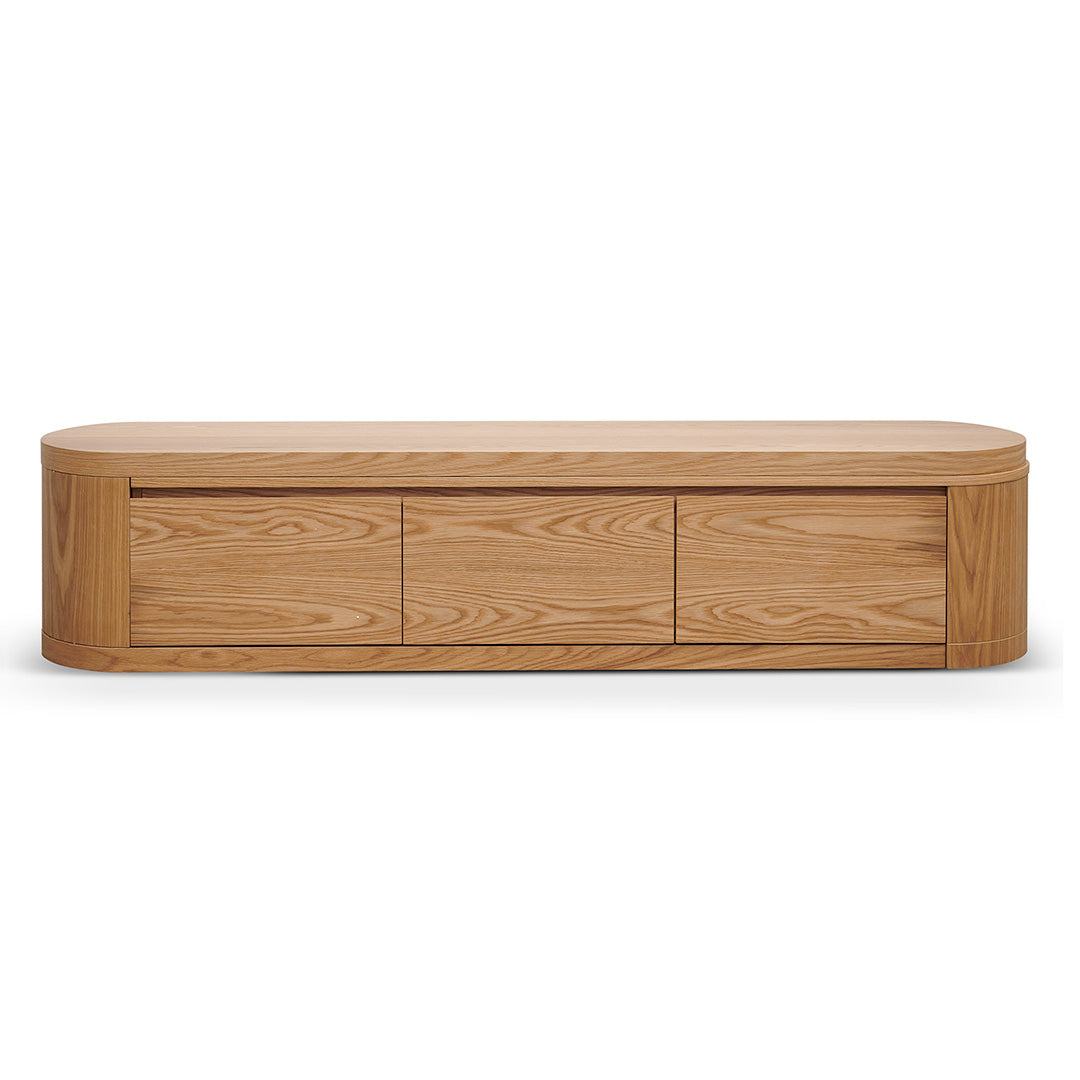 Extendable TV Entertainment Unit - Natural Oak