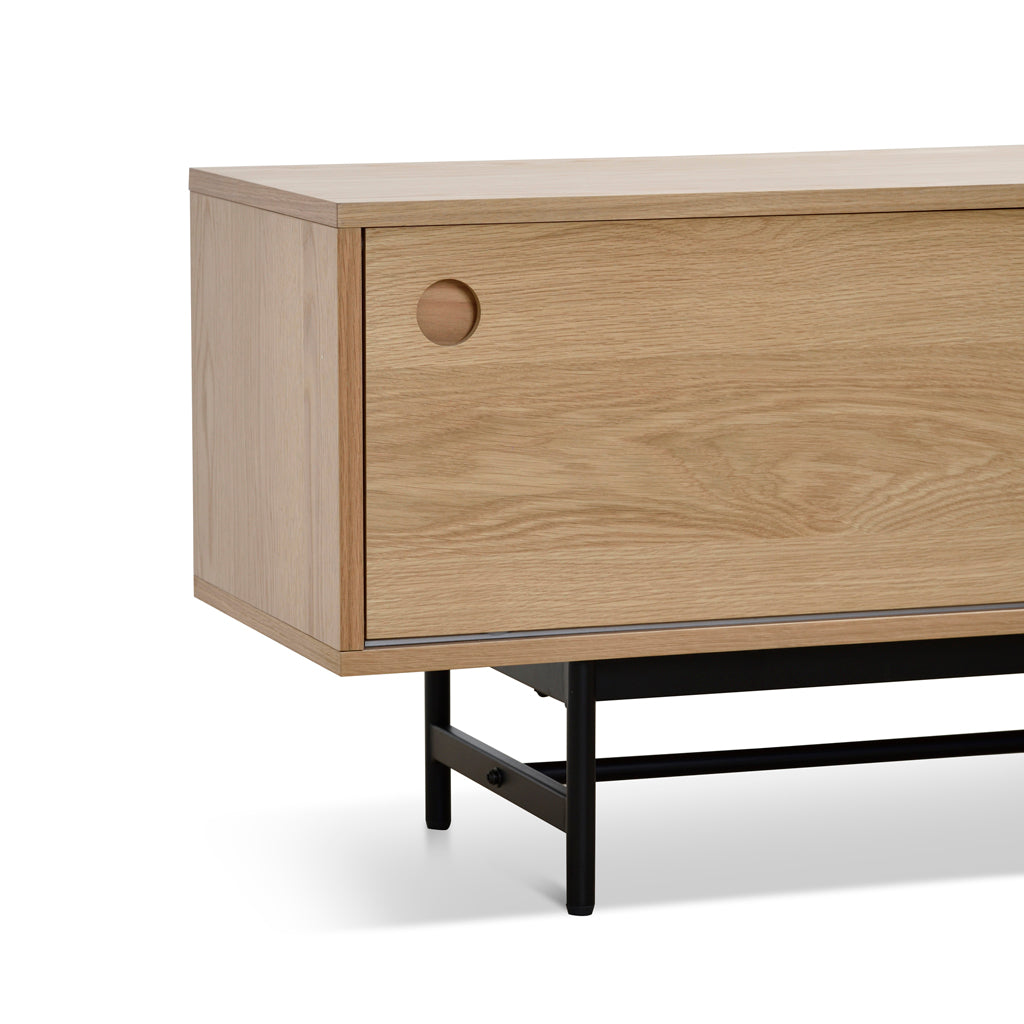 160cm Wooden TV Entertainment Unit - Natural