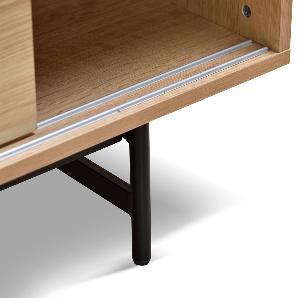 160cm Wooden TV Entertainment Unit - Natural