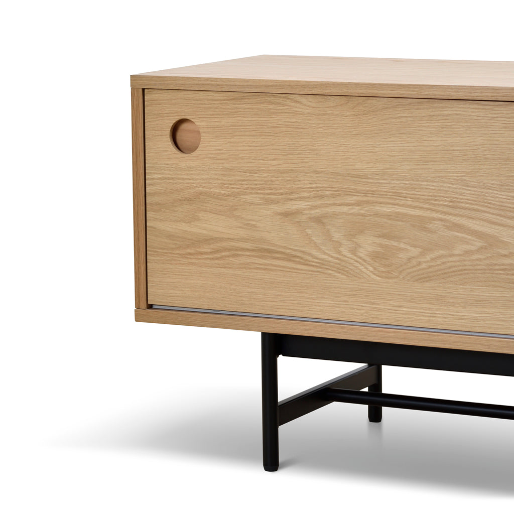 160cm Wooden TV Entertainment Unit - Natural