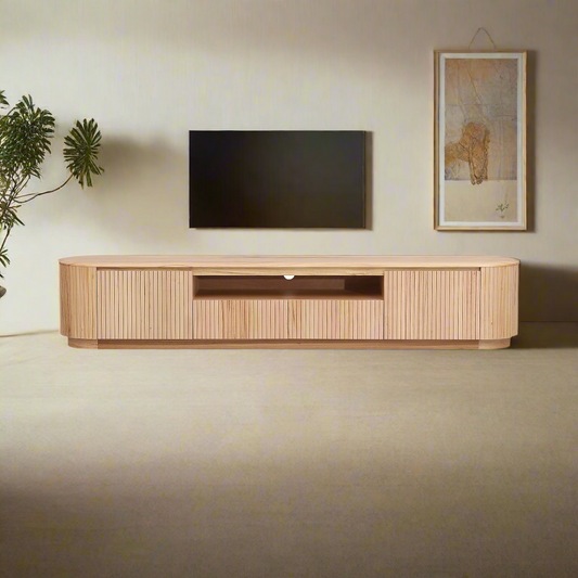 Bengt 2.4m TV Entertainment Unit – Natural Ash