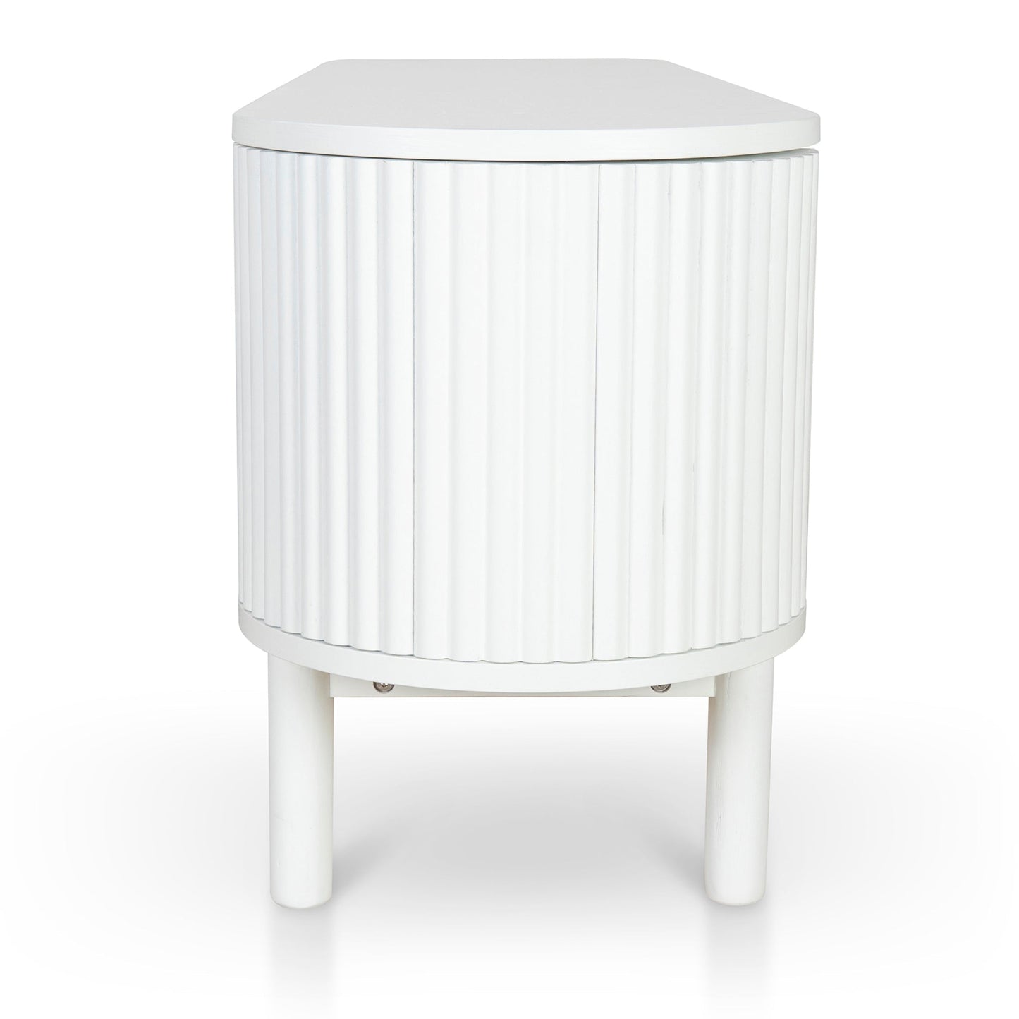 1.6m TV Entertainment Unit - Full White