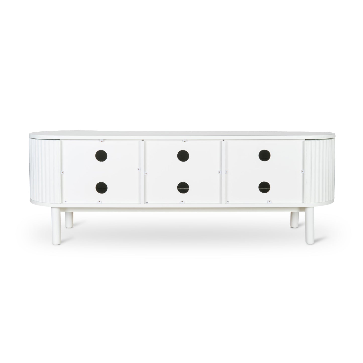 1.6m TV Entertainment Unit - Full White