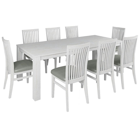 Francia Table with 8 Dining Chairs