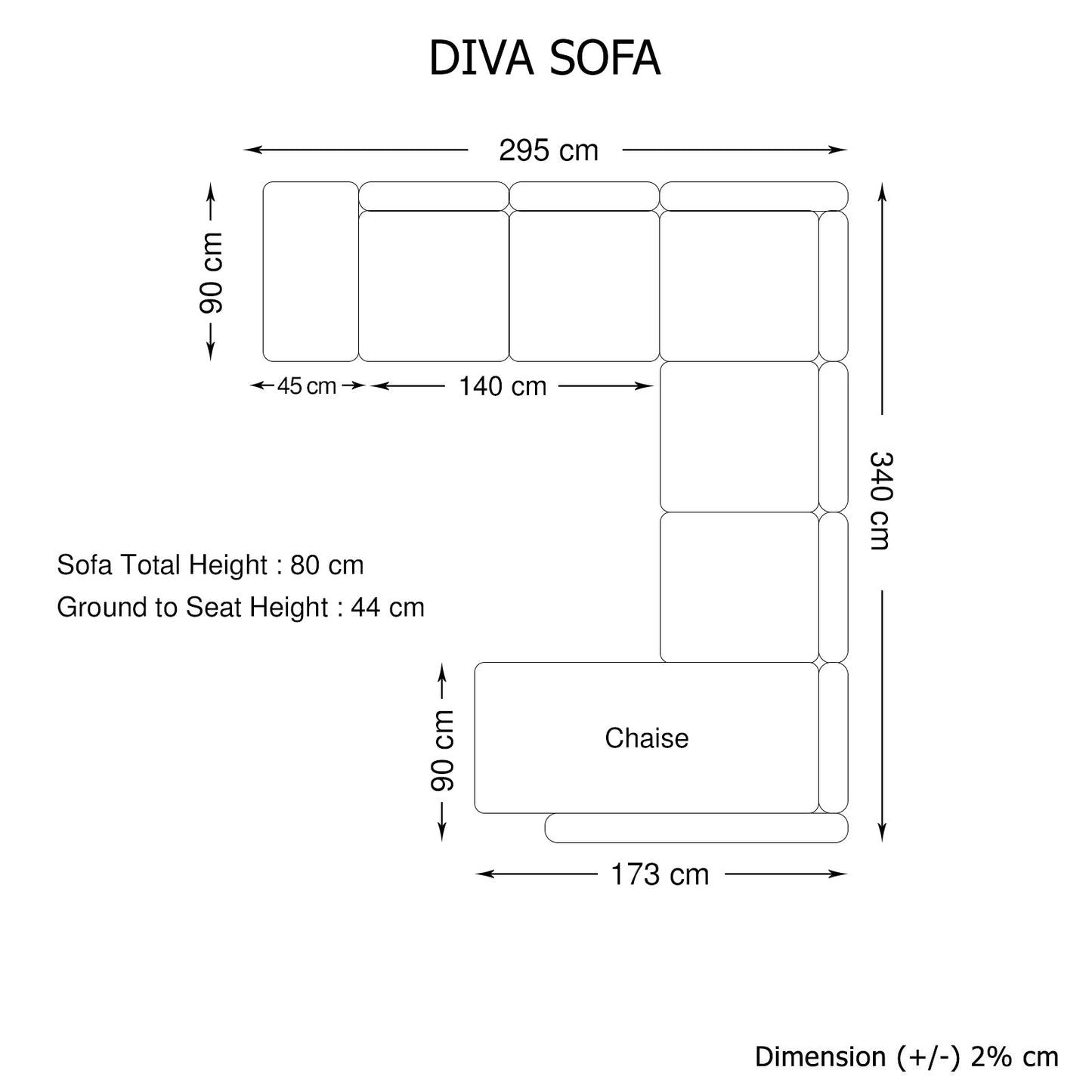Lounge Set Luxurious 6 Seater Bonded Leather Corner Sofa Living Room Couch in White with Chaise