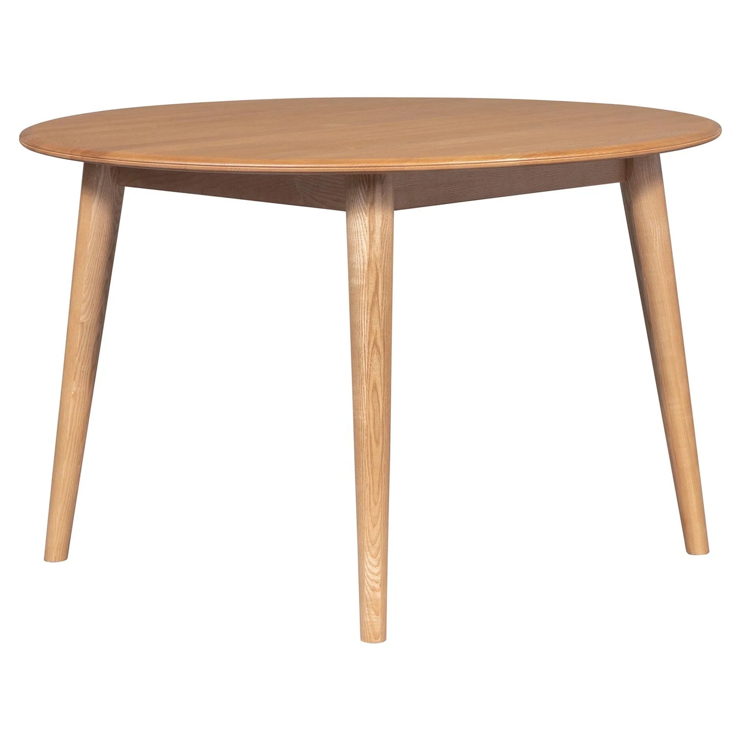 Delphine Round Table with 4 Chairs Dining Set - Oak