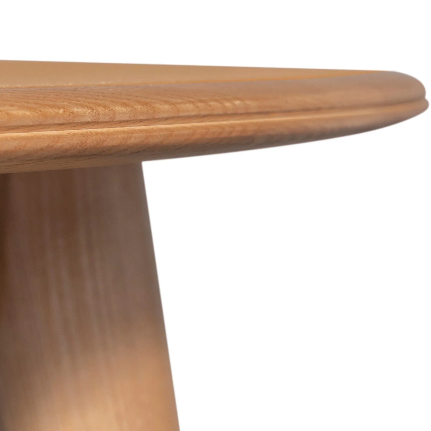 Delphine Round Table with 4 Chairs Dining Set - Oak