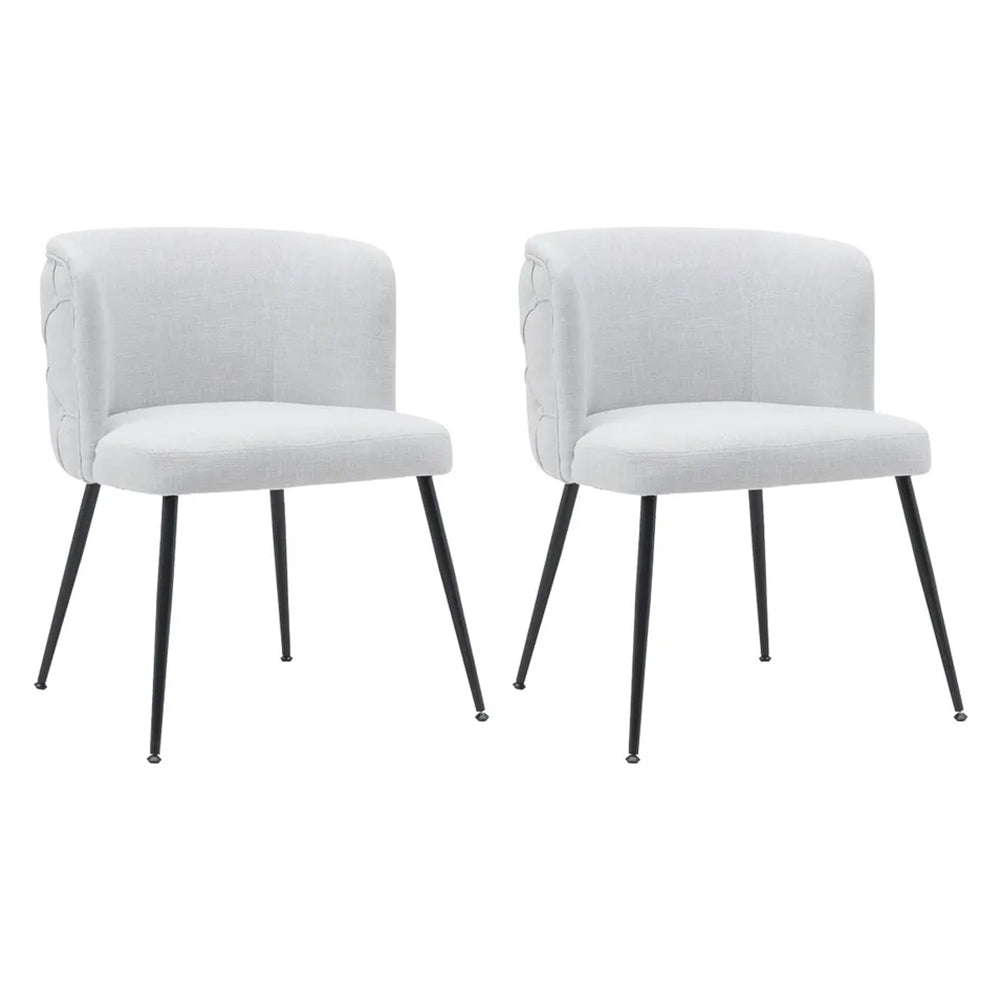 Whitney Dining Chair Set of 2 - Dusk Grey
