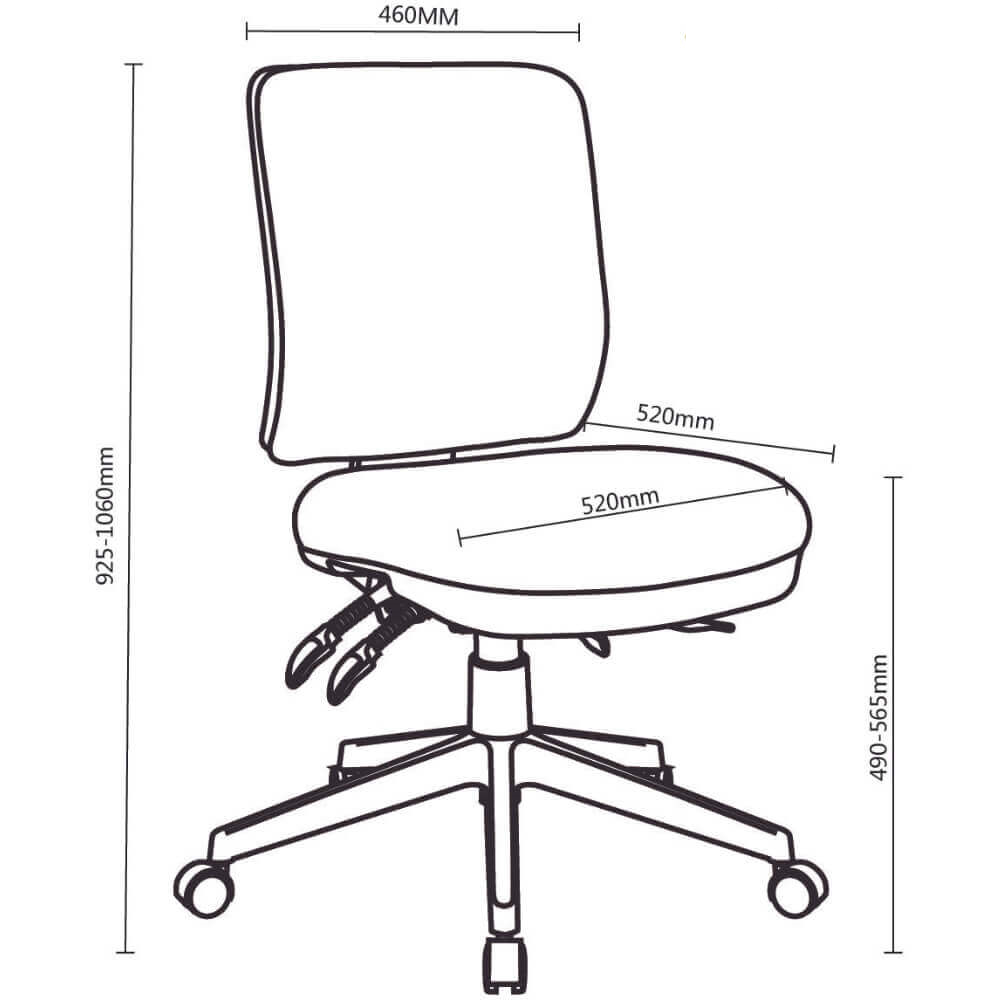 Aviator Task Office Chair - Black