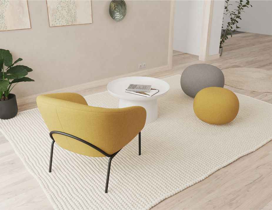 Solace Lounge Chair - Tuscan Yellow