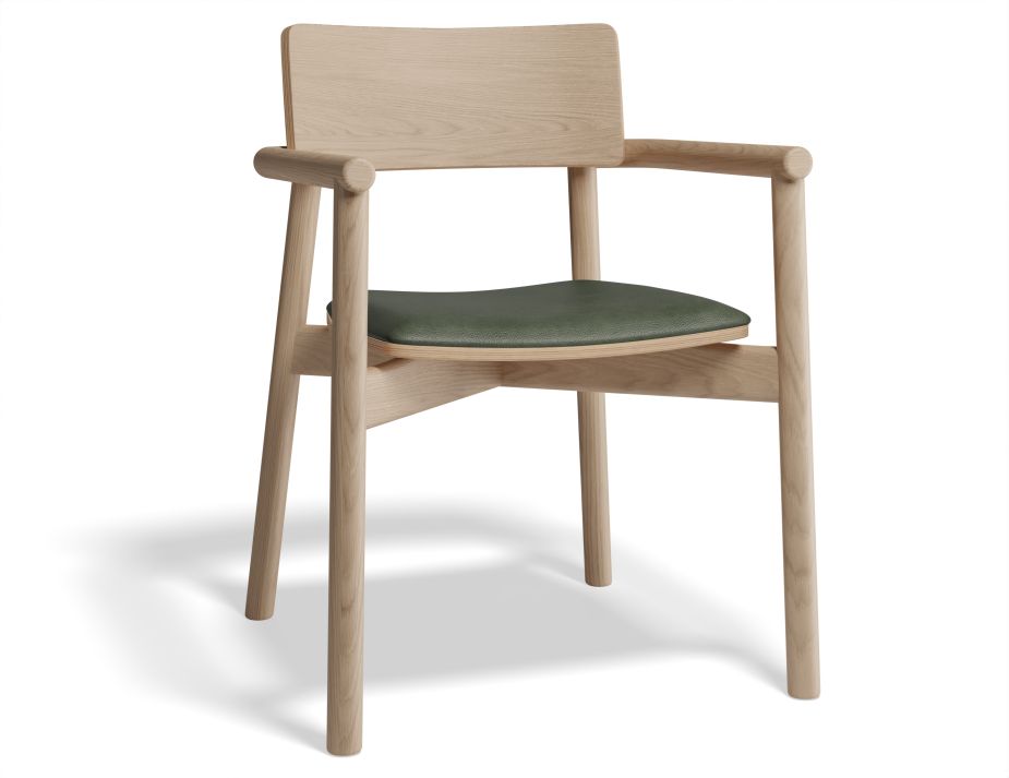 Andi with Pad and Fabric Cushion Armchair - Natural
