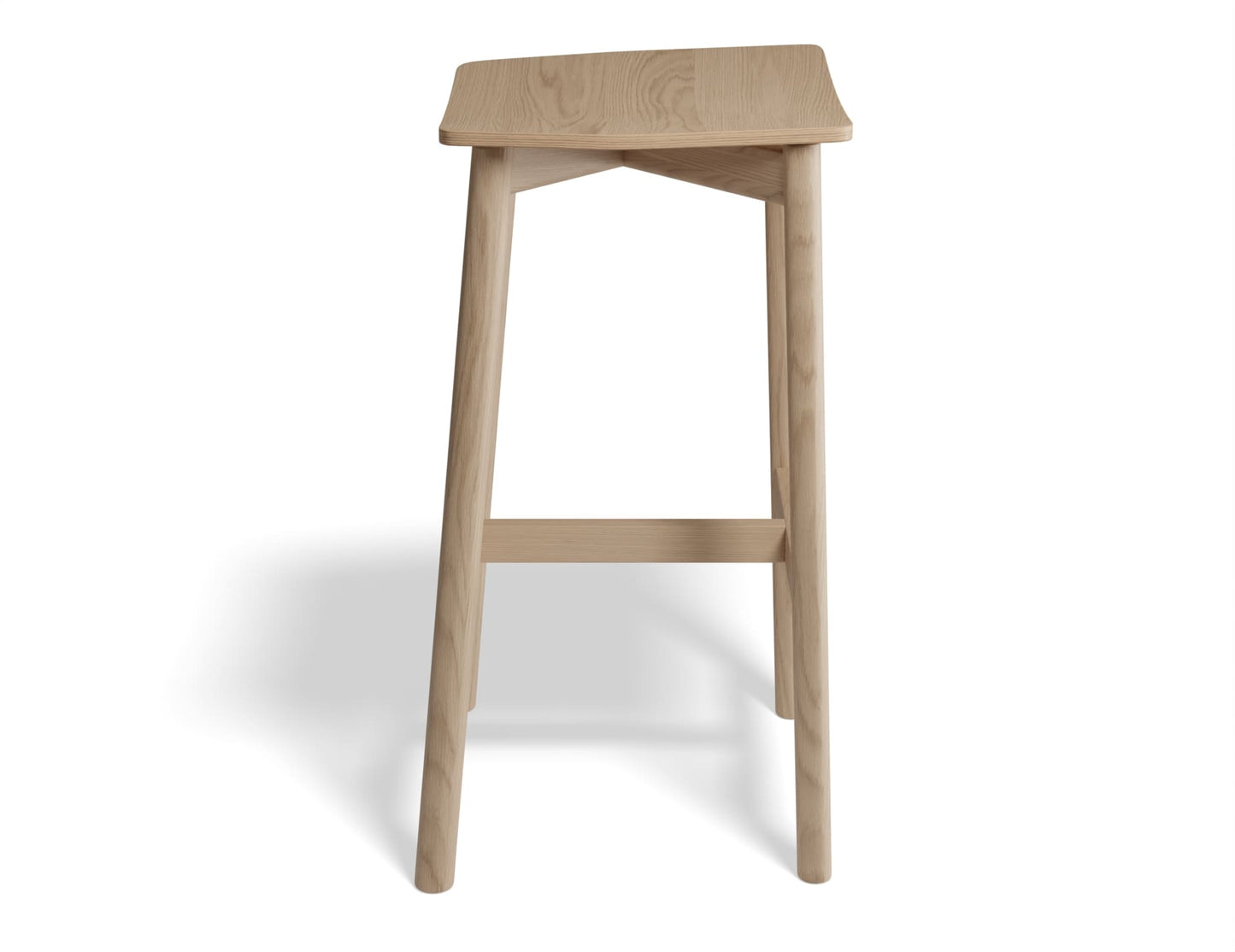 Andi Stool - Natural Finish - Backless