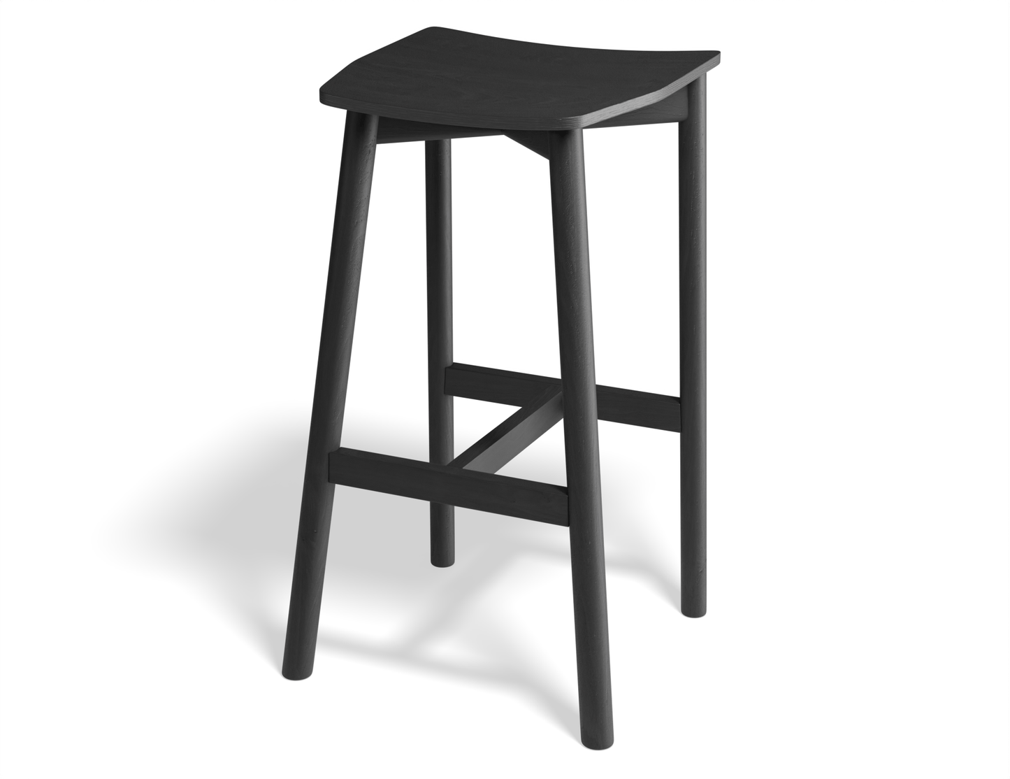 Andi Stool - Black - Backless