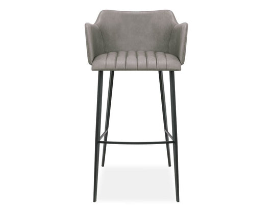 Andorra Bar Stool - Vintage Grey Seat