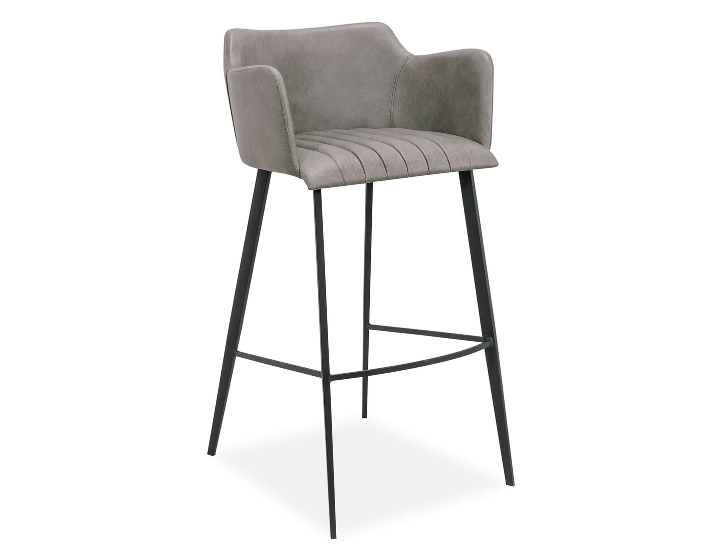Andorra Bar Stool - Vintage Grey Seat