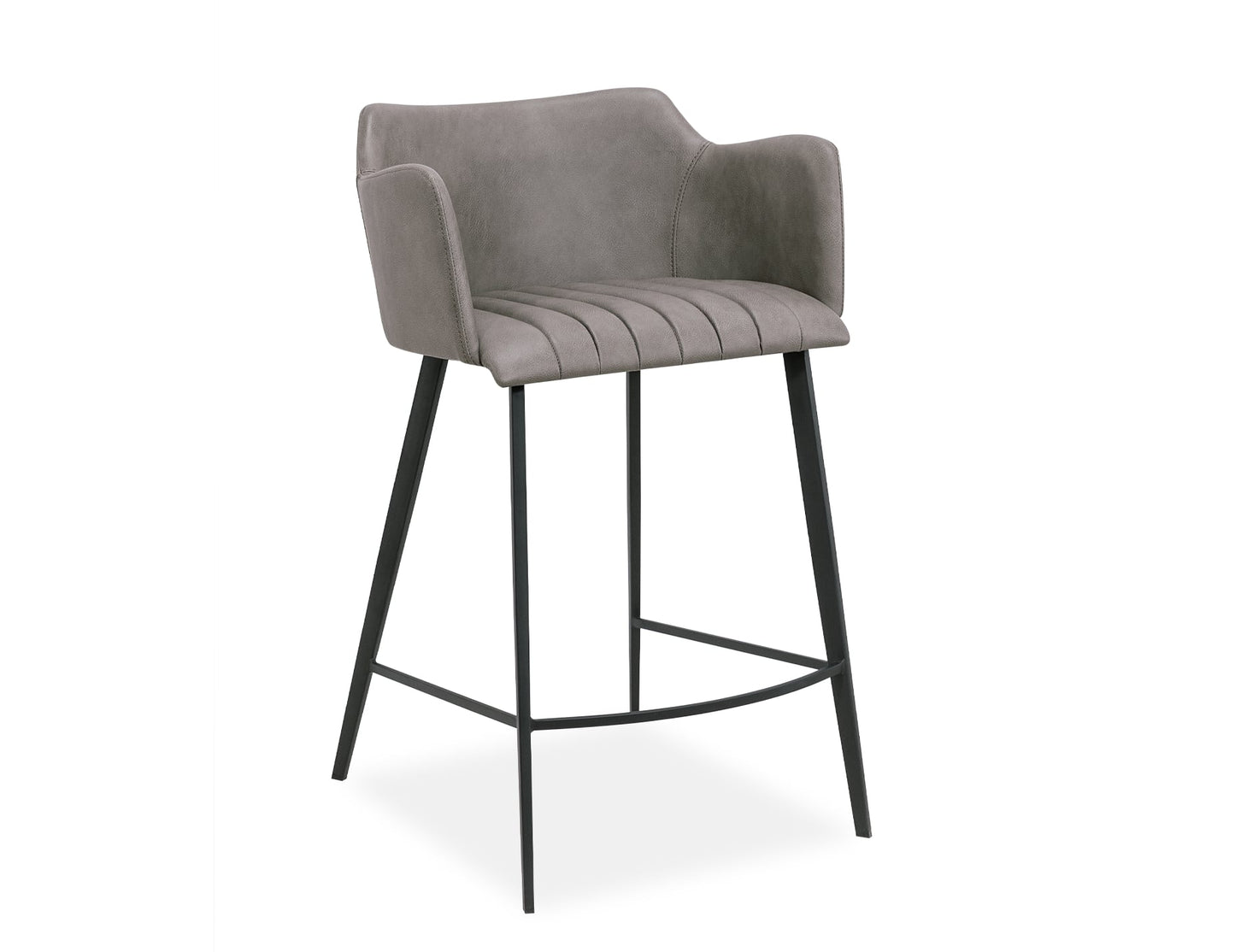 Andorra Bar Stool - Vintage Grey Seat