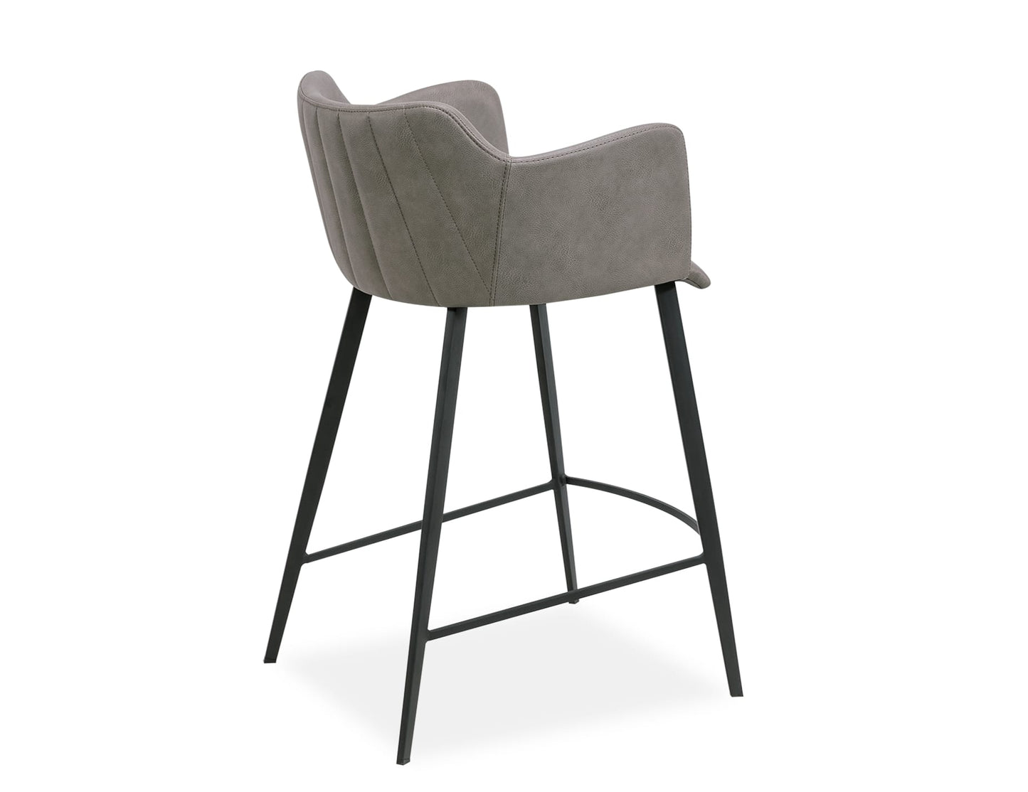Andorra Bar Stool - Vintage Grey Seat