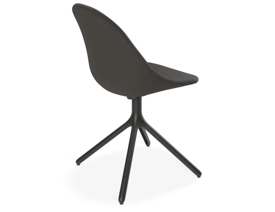 Pebble Fabric Upholstered Chair - Anthracite
