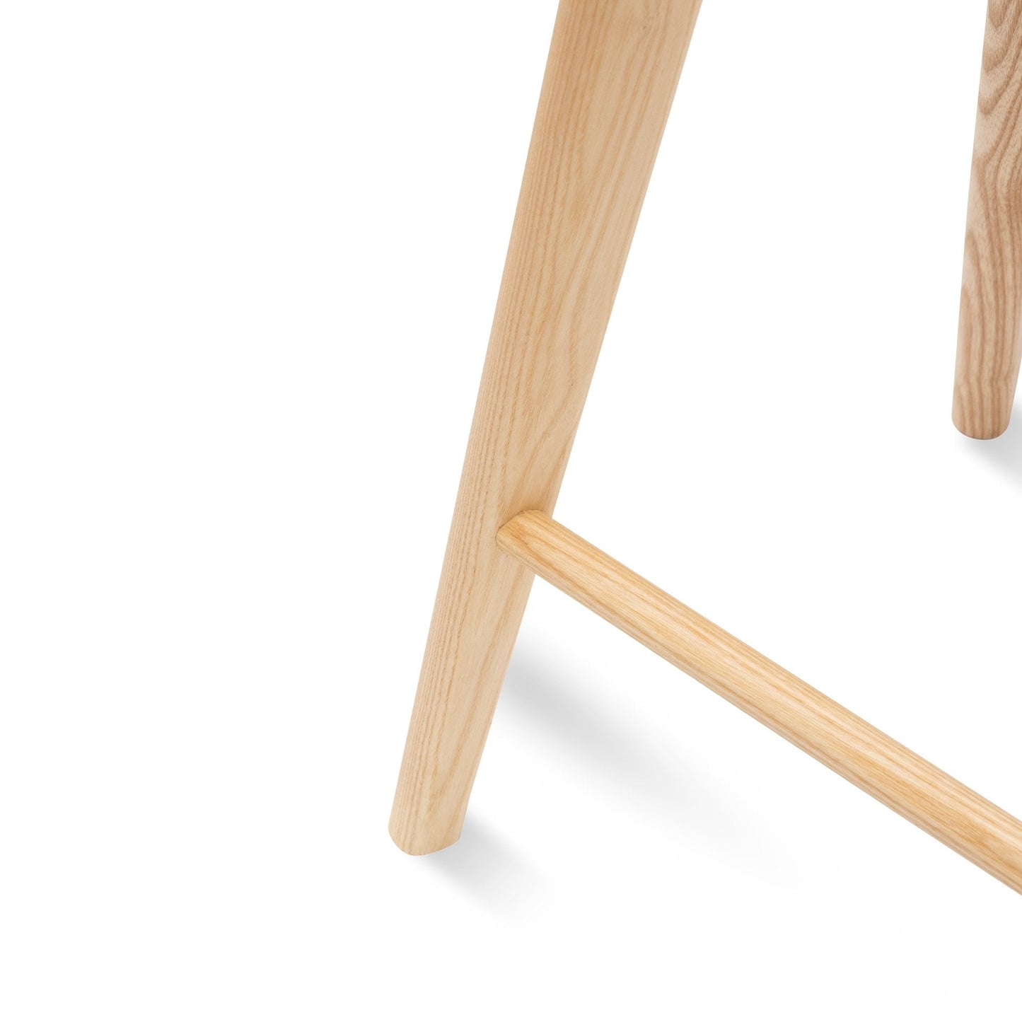 Set of 2 - Bethan 65cm Wooden Bar Stool - Natural