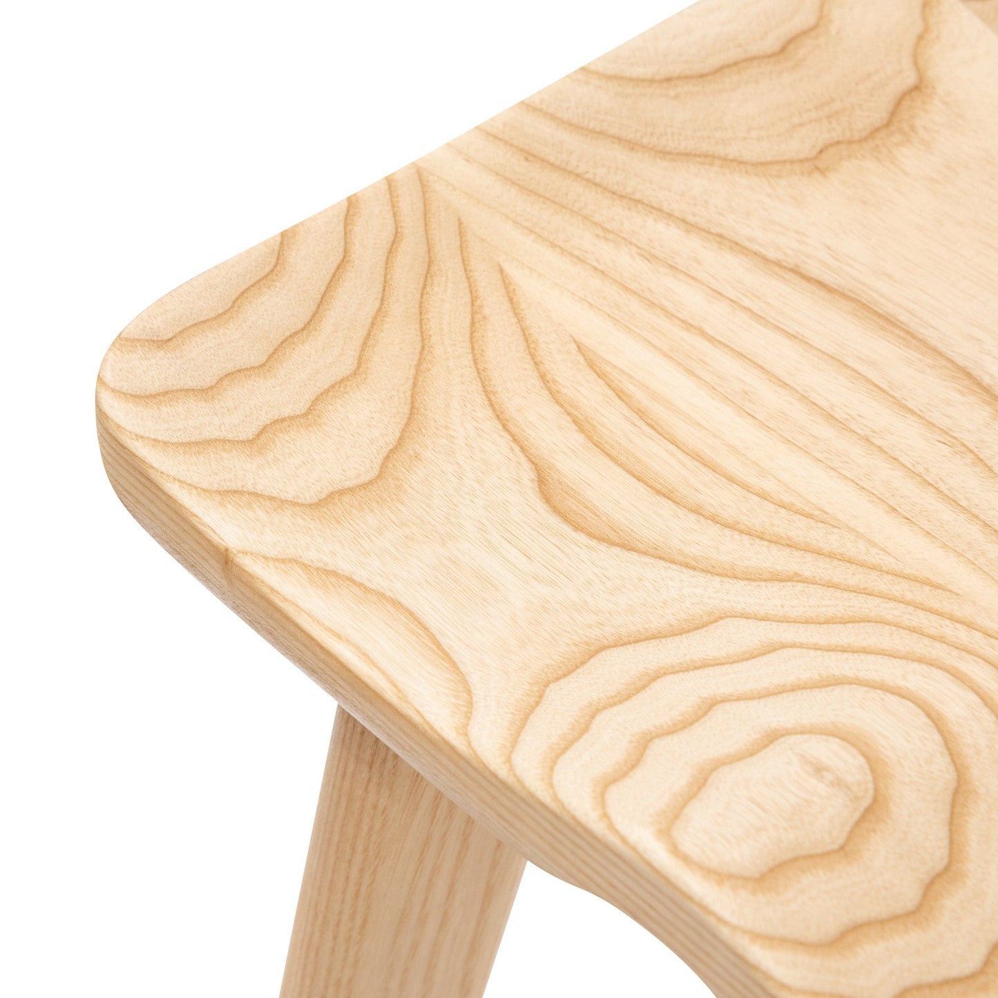 Set of 2 - Bethan 65cm Wooden Bar Stool - Natural