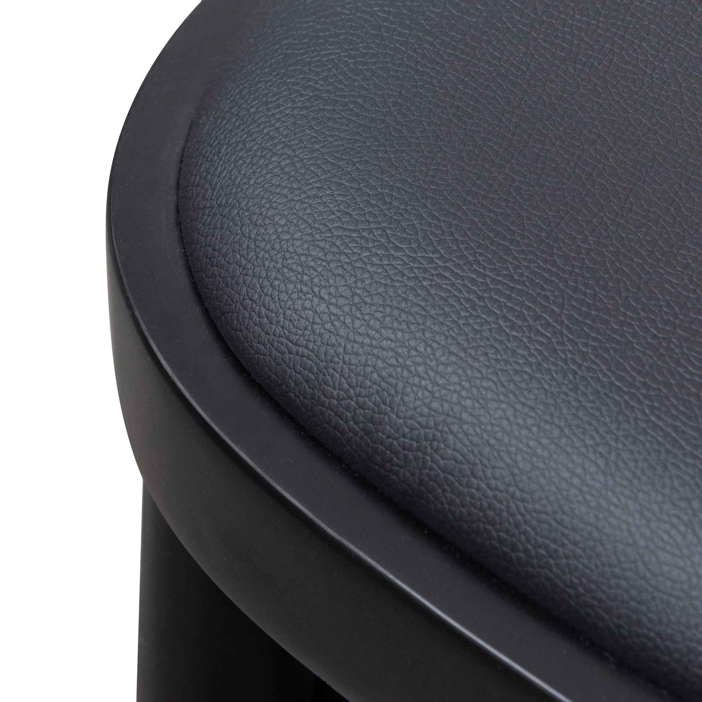Ex Display - Bonilla Black Cushion Dining Chair - Natural Rattan