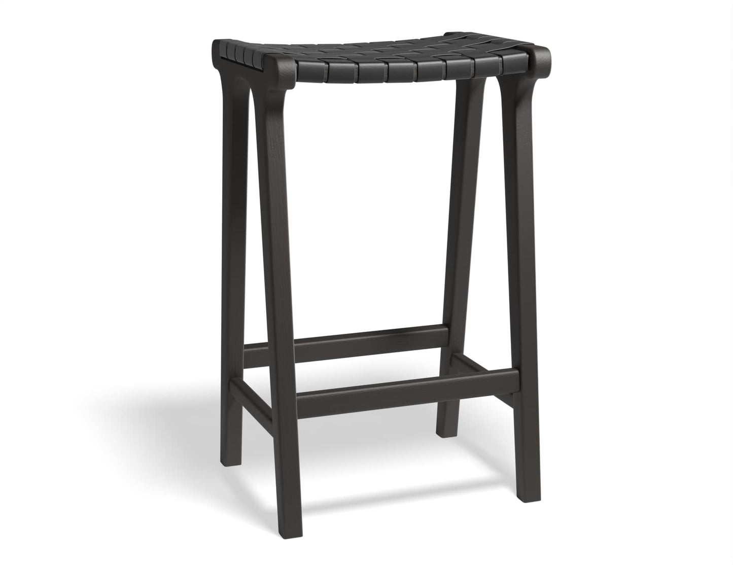 Brooklyn Backless Stool - Black Frame