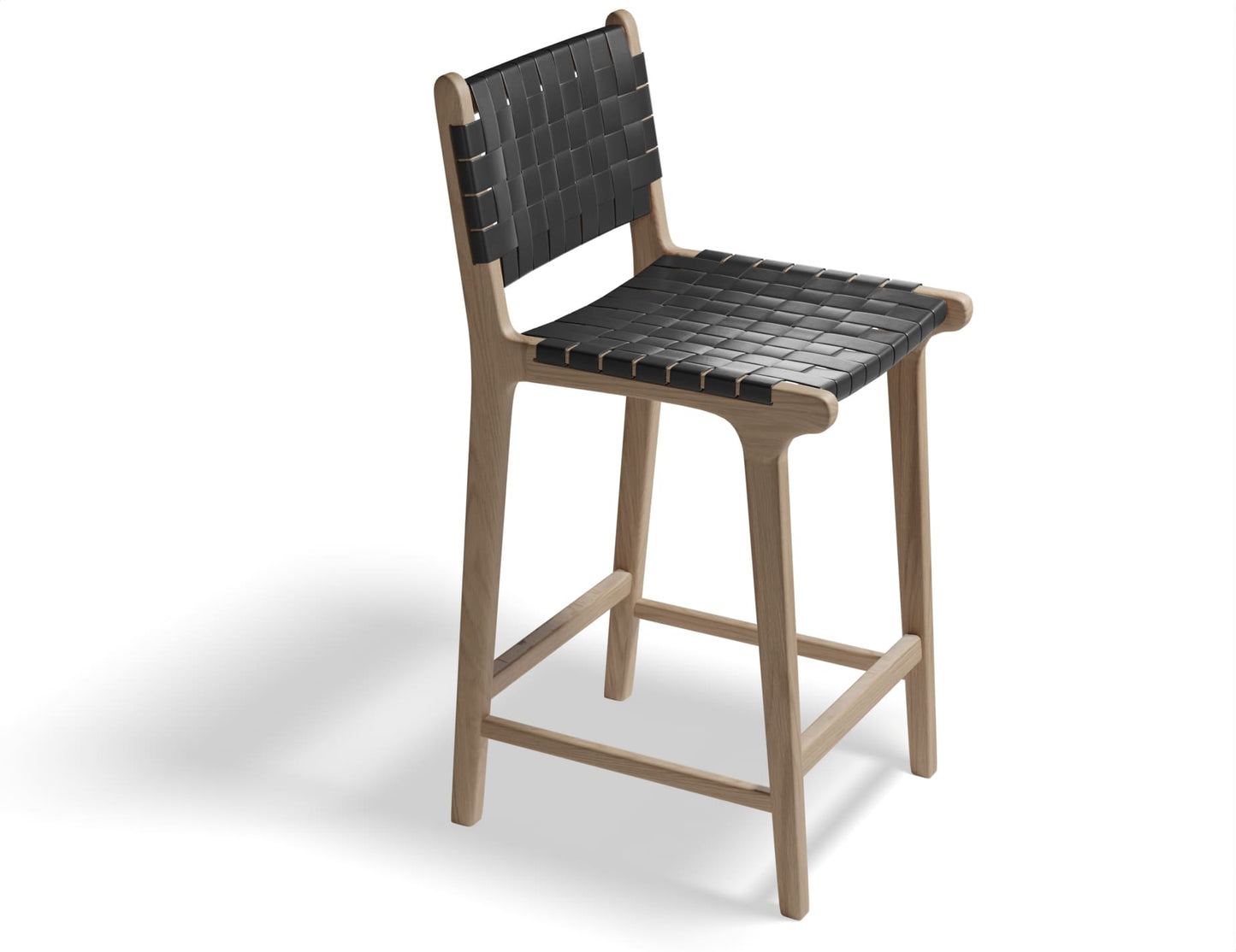 Brooklyn Bar Stool - Natural Frame