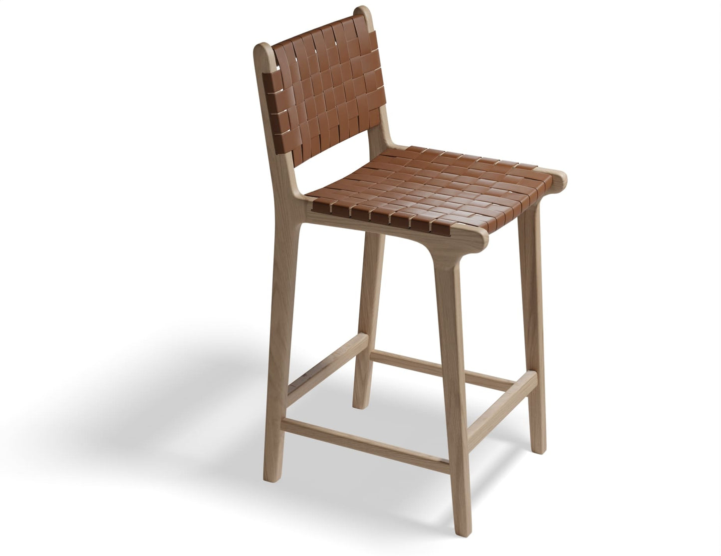Brooklyn Bar Stool - Natural Frame