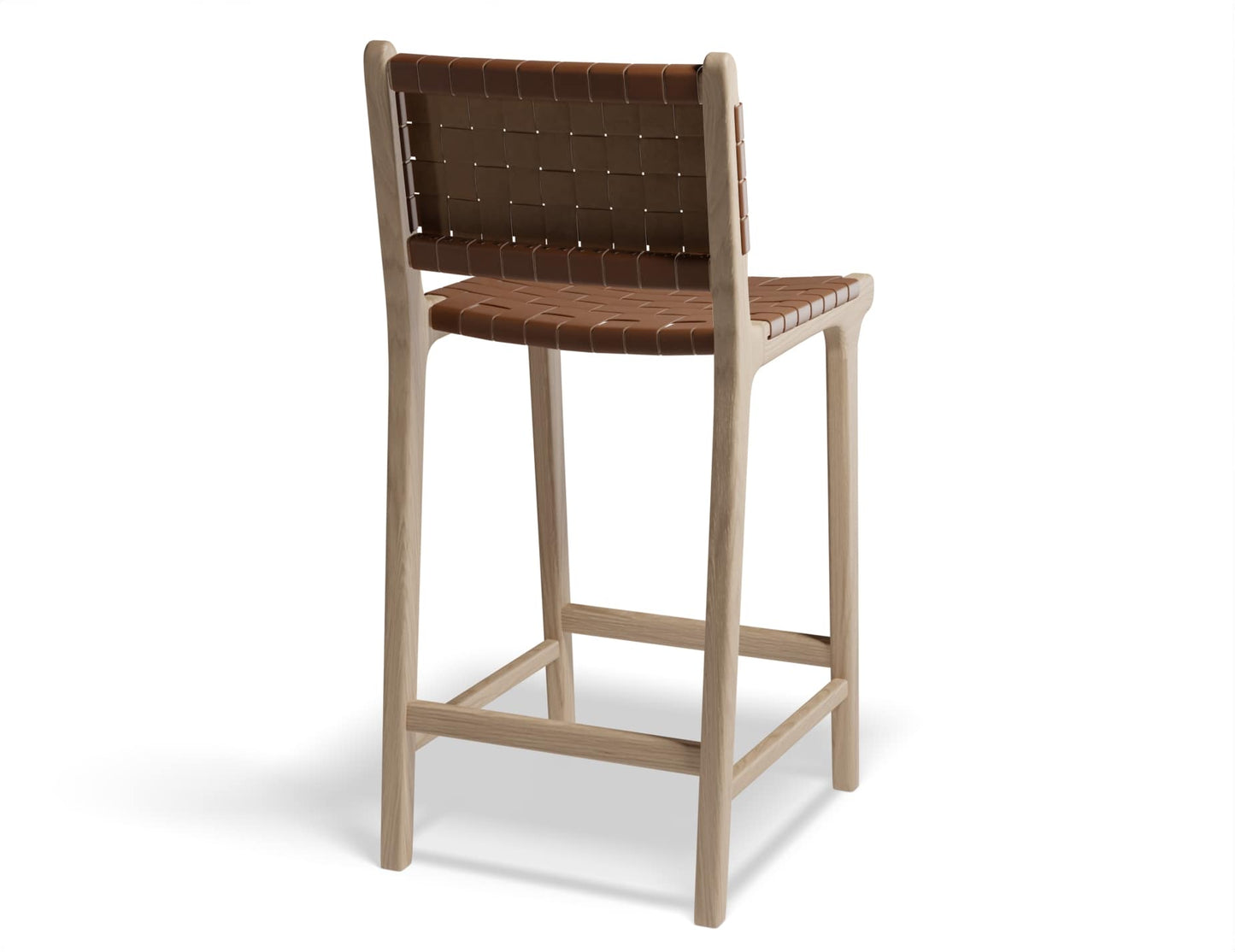 Brooklyn Bar Stool - Natural Frame