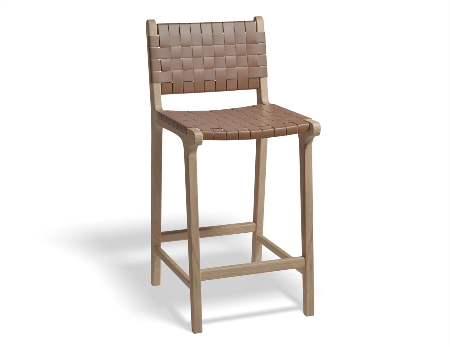 Brooklyn Bar Stool - Natural Frame