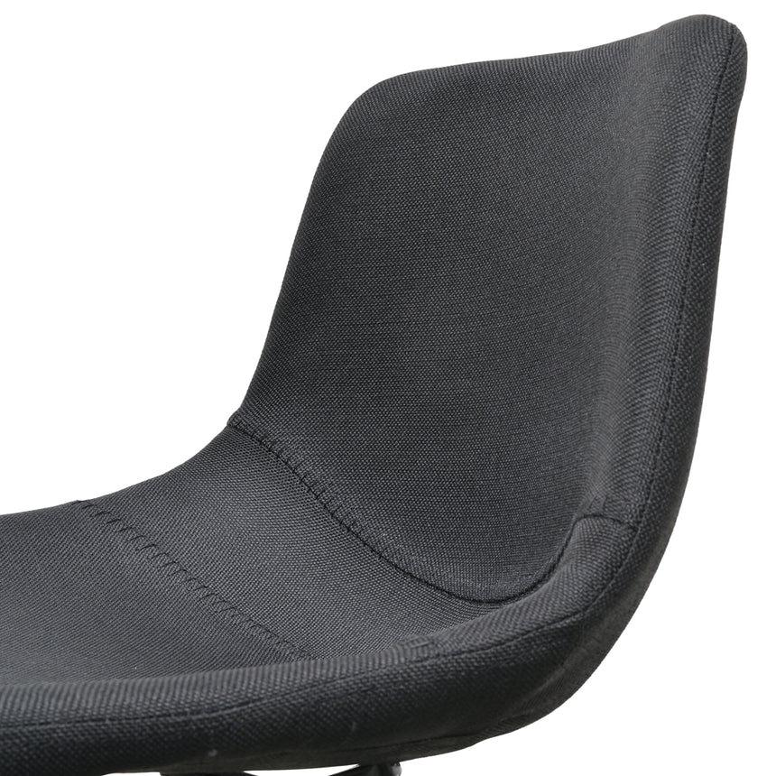 65cm Bar Stool - Black (Set of 2)