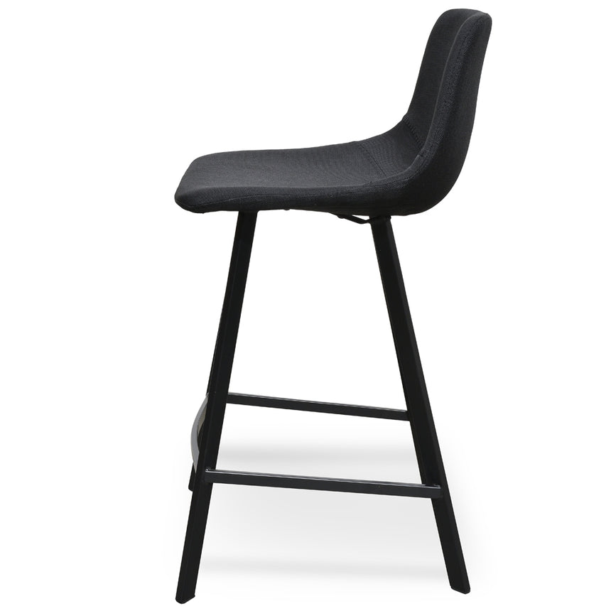 65cm Bar Stool - Black (Set of 2)