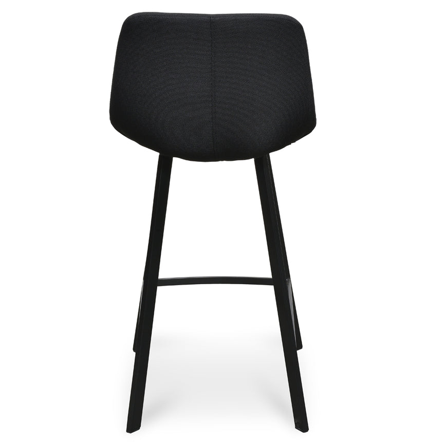65cm Bar Stool - Black (Set of 2)