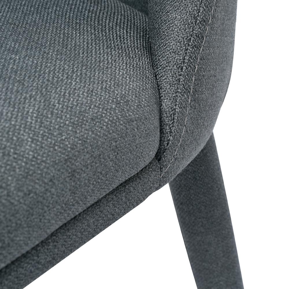 Carter Fabric Dining Chair - Gunmetal Grey - Last One