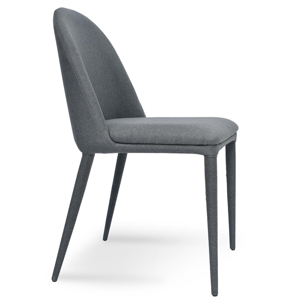 Carter Fabric Dining Chair - Gunmetal Grey - Last One
